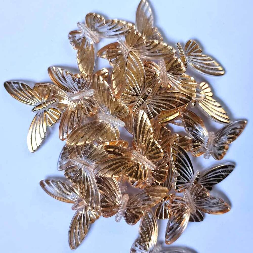 Acrylic Butterfly Gold Frame