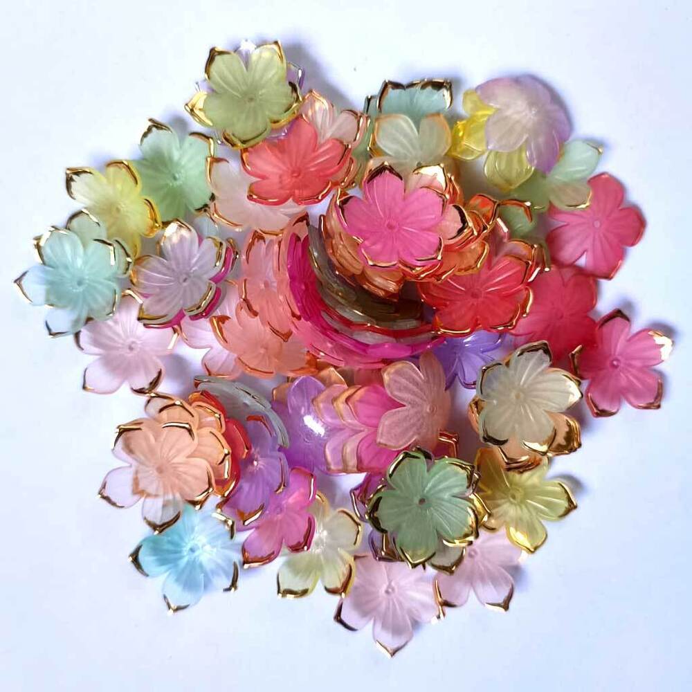 Acrylic Flower Multi color