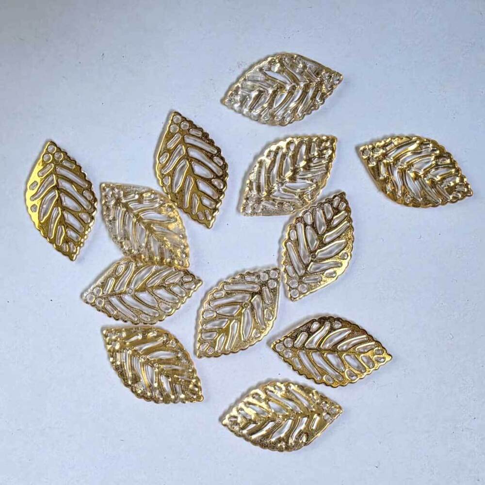 Acrylic Leaf Rose Gold