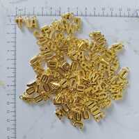 Alphabet Beads Golden