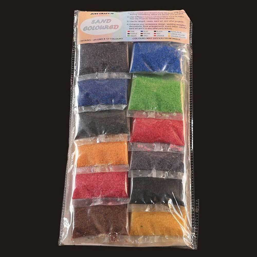 12 In 1 Coloured Sand Small Paking