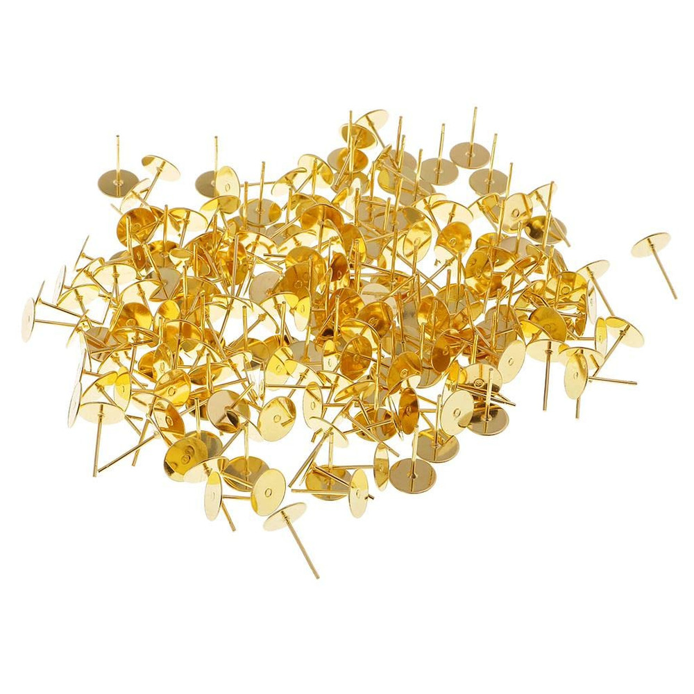 Earrings Stud Golden for Resin Art