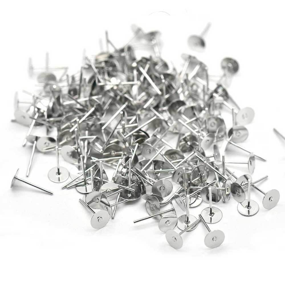 Earrings Stud Silver for Resin Art