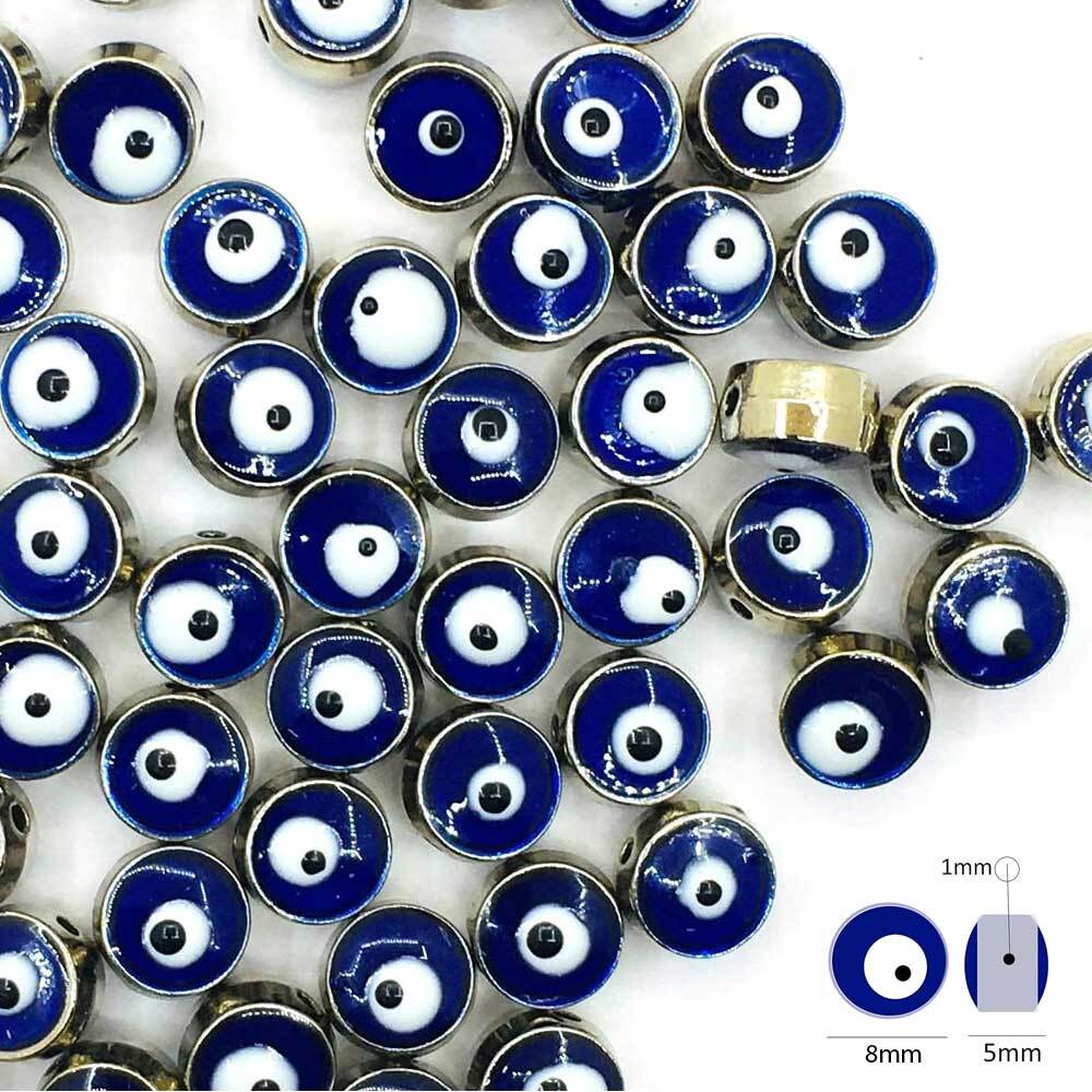 Evil Eye Blue with Silver cover