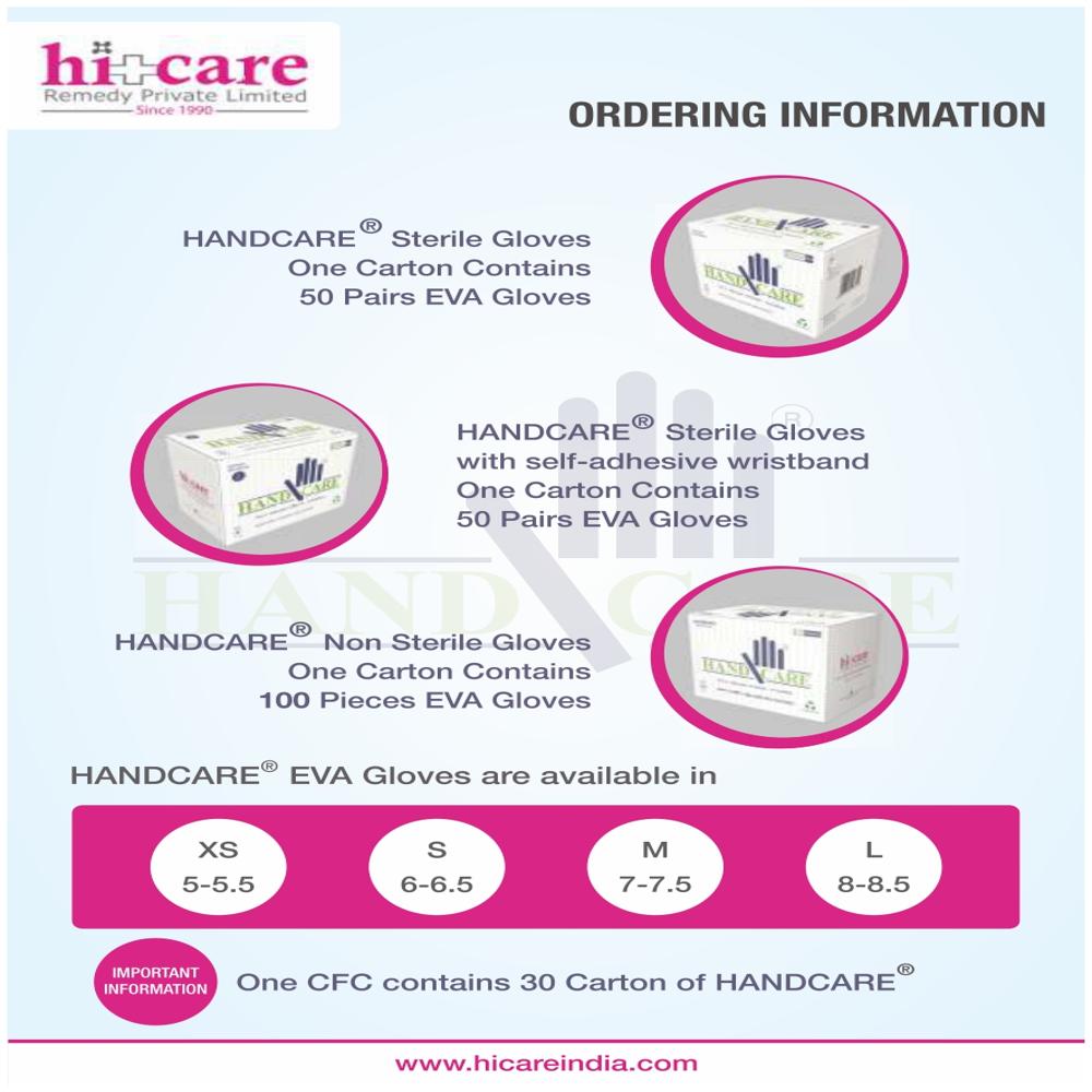 Handcare EVA Examination Gloves - Sterile
