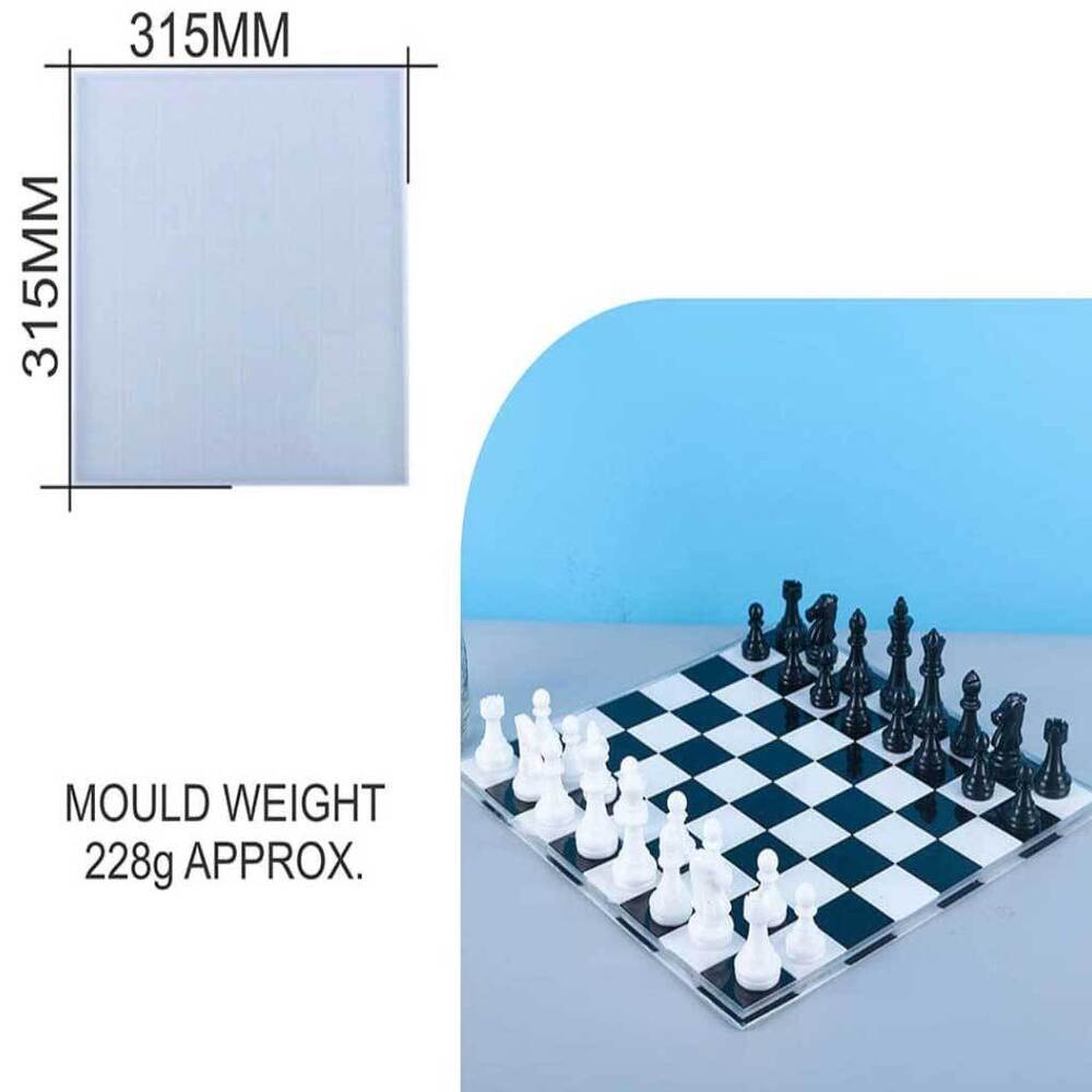 Chess Game Big Board Silicon Mould