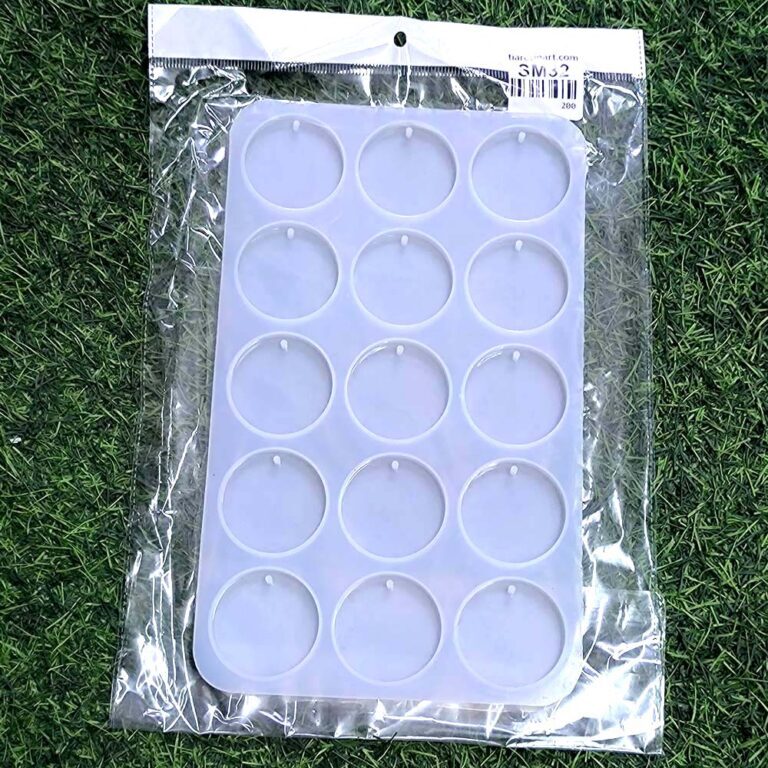 Keychain 15 Cavity 2in Round Silicon Mould