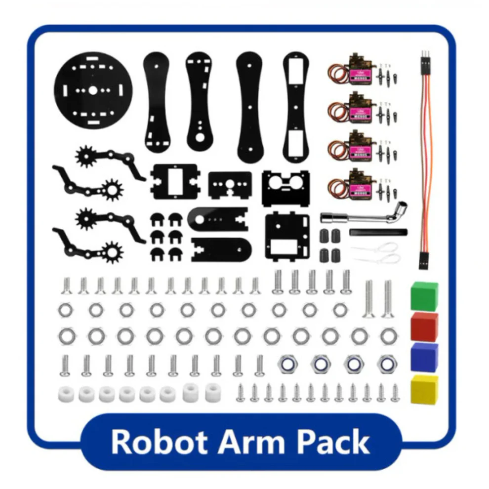 ACEBOTT ESP32 5-DOF Robot Arm Kit Expansion Pack Programmable 5-Axis Robotic Arm For Robot Car kit