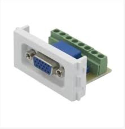 VGA Female Connector for Wall Plate Screw Fitting Connector