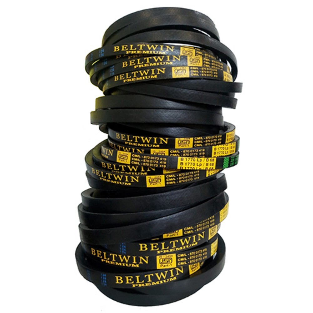 Flat Agricultural Belts - Rigid Thickness Available In Various Millimeters | High Quality, High Resistance, Plain Black Design