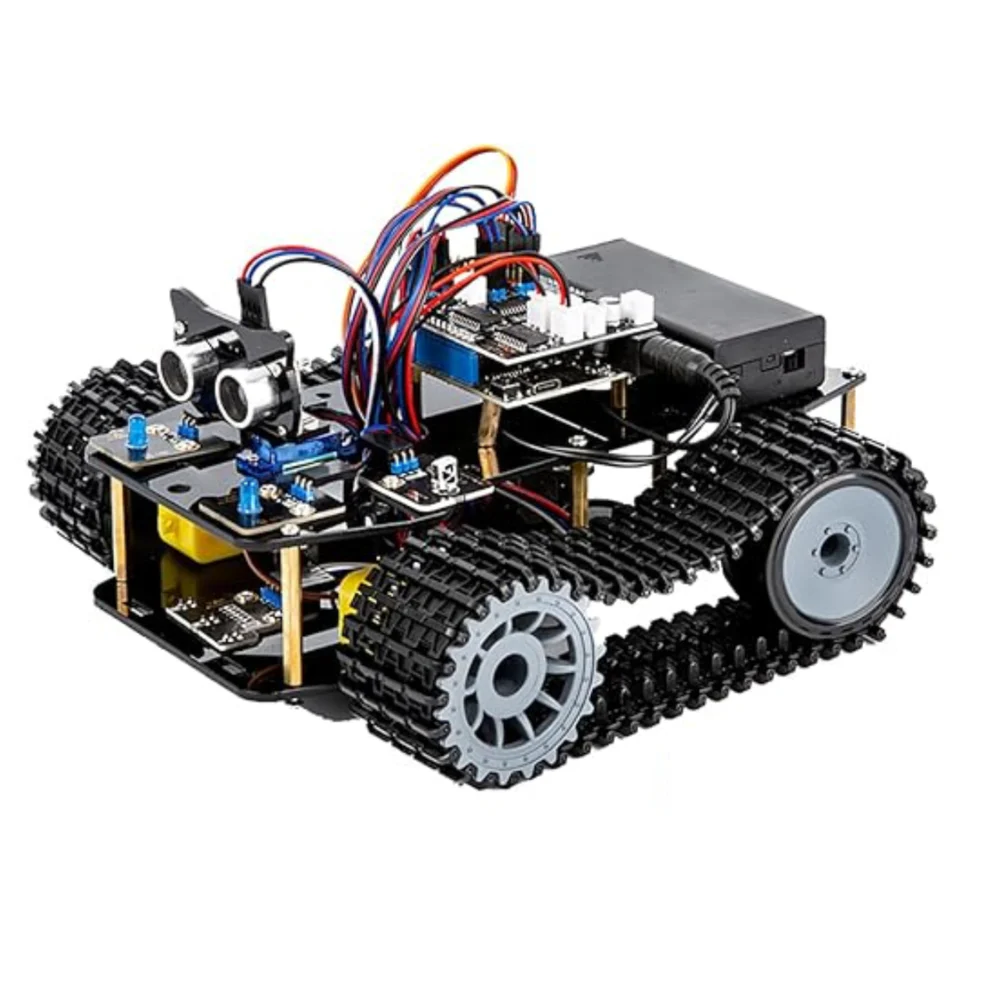 ACEBOTT ESP32 Tank Robot Car Expansion Pack QD001 Smart Robot Car Upgrade Kit For Enhanced Mobility
