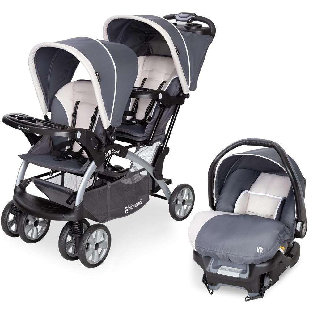 Hot Seling Baby Trend Infant and Toddler Double Stroller & Car Seat Combo