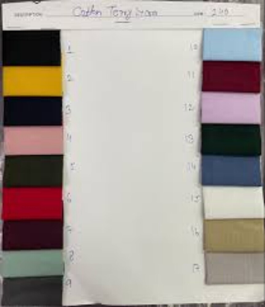 Cotton Terry Lycra 250gsm Fabric
