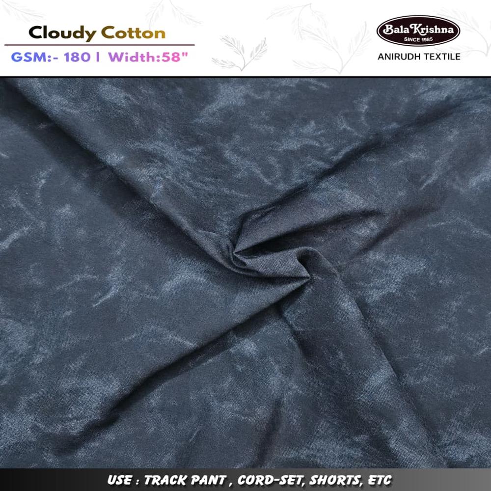 Cloudy Cotton - Polyester Lycra