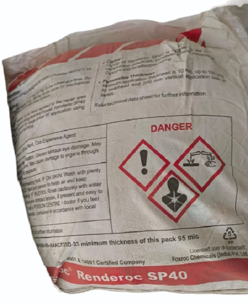 Fosroc Renderoc SP 40 Repair Mortar, For Wall Construction