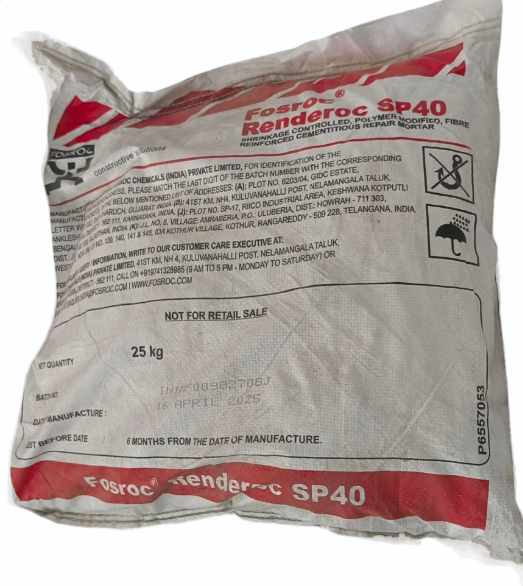 Fosroc Renderoc SP 40 Repair Mortar, For Wall Construction