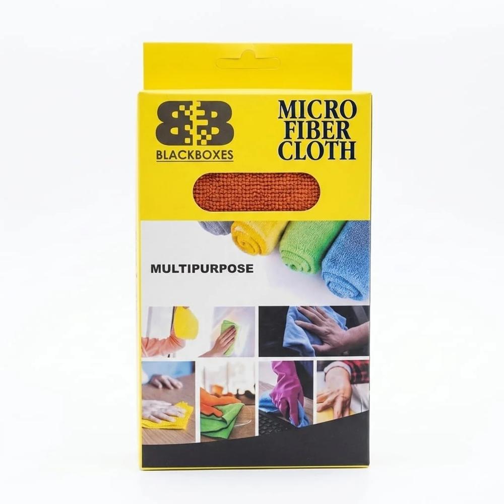 Black Boxes Microfiber Cloth 250 Gsm