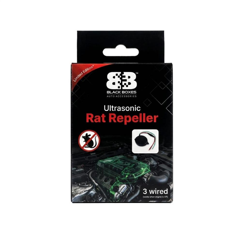 Black Boxes Ultrasonic Rat Repeller 3 Wired Machine
