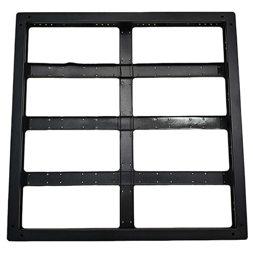640x640mm Indoor MS GI LED Display Cabinet for Advertising LED Screen