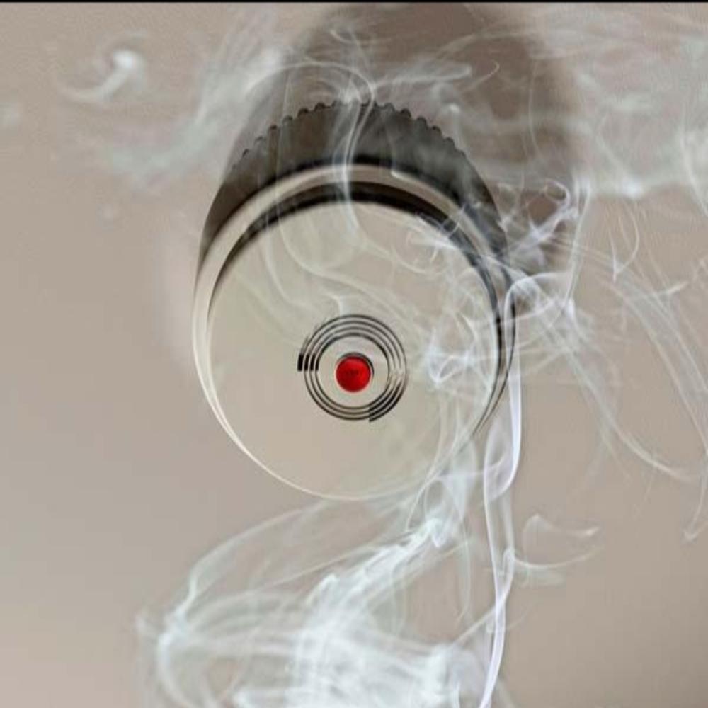 Smoke Detector - Abs Material, 160mm Diameter, White Color, 16-24v Input Power, Photo Scattering Principle, 0-60â°c Temperature Range, 12 Month Warranty