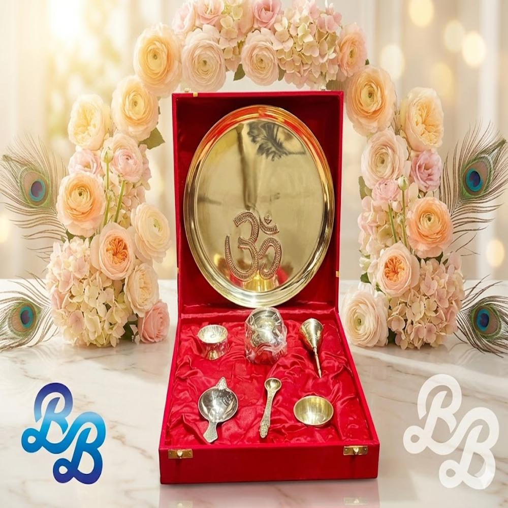 Om Pooja Thali Set