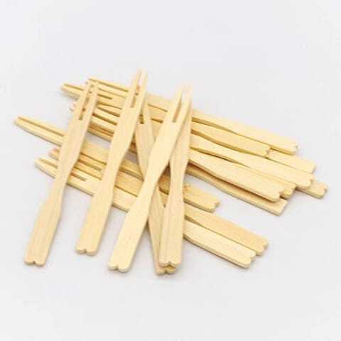 Wooden Fruit Fork