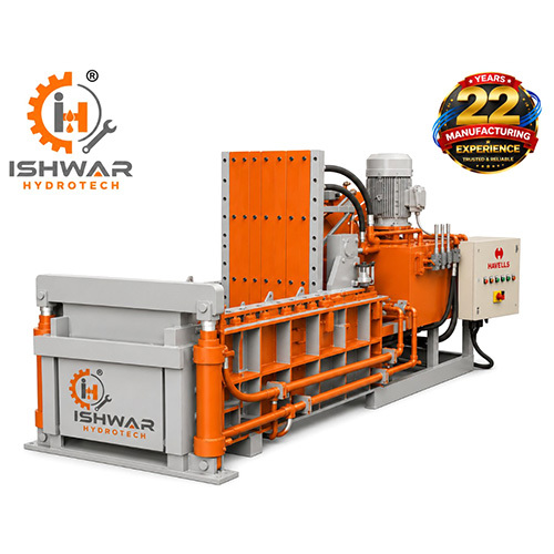 Double Action 4 Cylinder PLC  Hydraulic Baling Machine