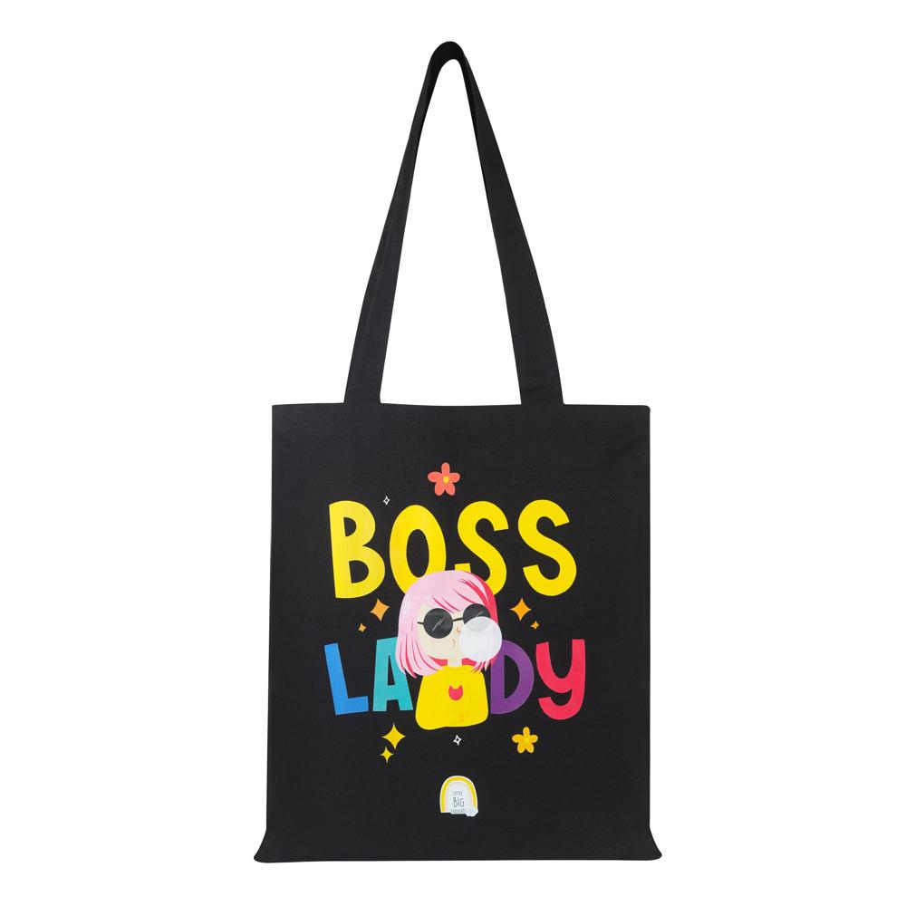 Printed Canvas Tote Bag