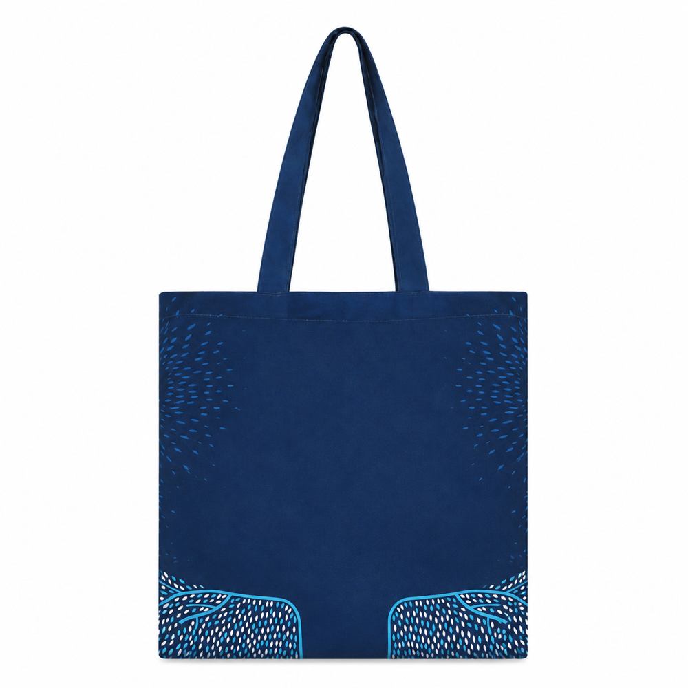 Full Print Tote Bag - 100% Cotton Canvas 14x16 Inches, Multicolor | Eco-Friendly, Washable, Durable, Reusable, Customizable