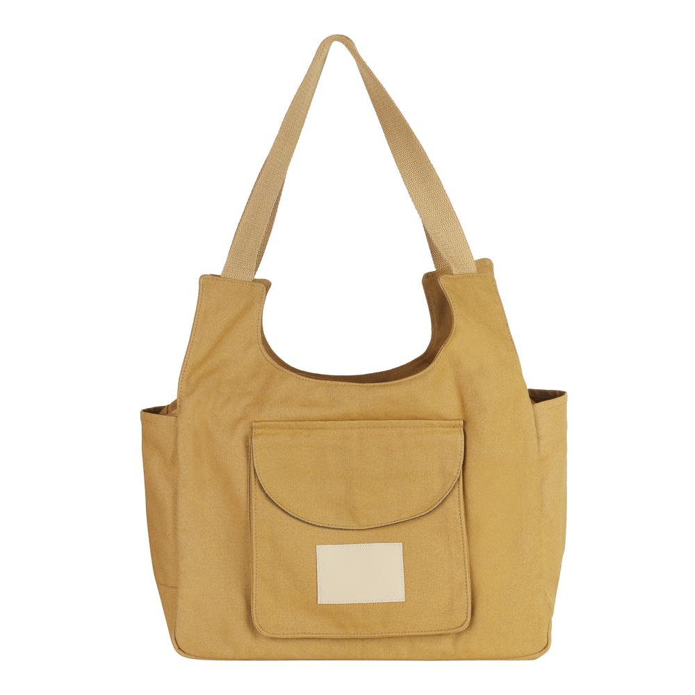 Premium Canvas Postman Bag with Front Flap Pocket & Side Pockets