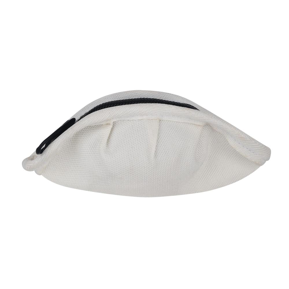 Momos Tiny Pouch - Cotton Blend 3-4 Inch Beige | Drawstring Closure Biodegradable Reusable Machine Stitched