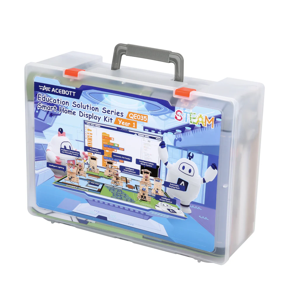 ACEBOTT QE035 IoT Smart Home Display Kit Educational STEM Coding & Electronics Project For Kids, Teens, and Beginners