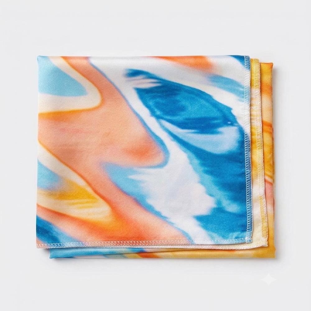 Women's Printed Scarf (Multicolor)