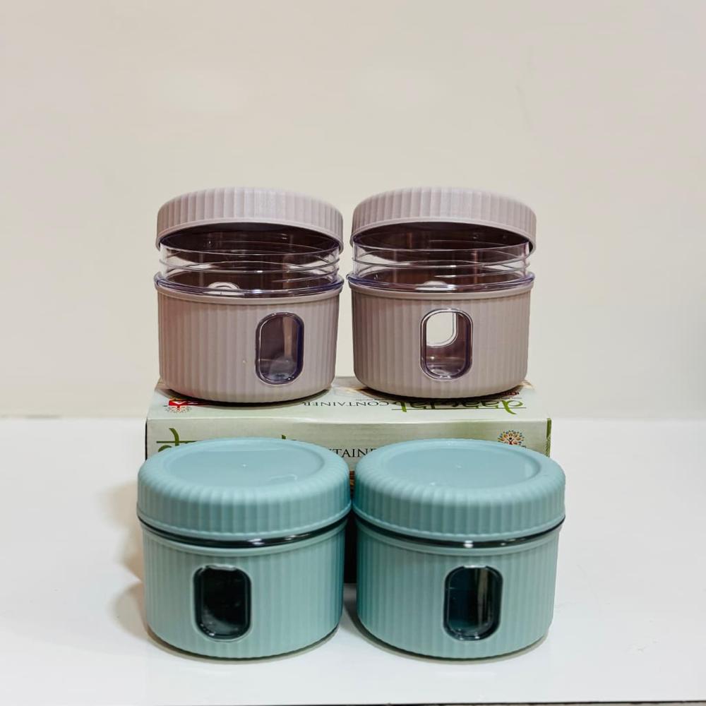 2 PCS DRYFRUIT CONTAINER AND GIFT SET-Small Daawat 2 Pcs Container Box