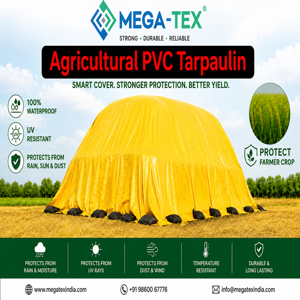 PVC 100% Waterproof Agricultural Tarpaulin