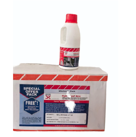 1 L Fosroc Hydroproof Xtra Waterproofing Coating Chemical - Physical Form: Liquid
