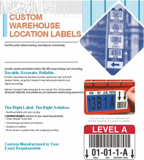 Warehouse Barcode sticker
