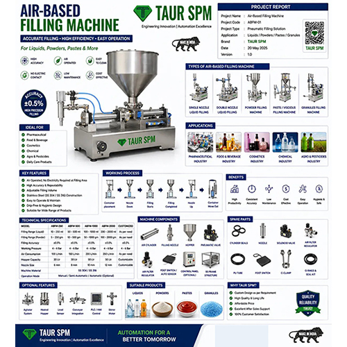 ABFM-250 Air-Based Filling Machine