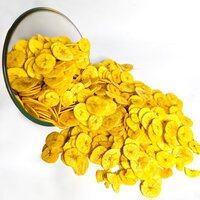 Yellow Round Banana Chips