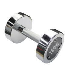 CHROME COATED DUMBELLS
