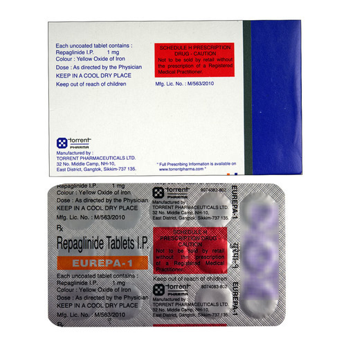 Repaglinide 1 Mg Tablet - Feature: High Quality