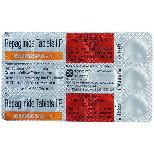 Repaglinide 1 Mg Tablet