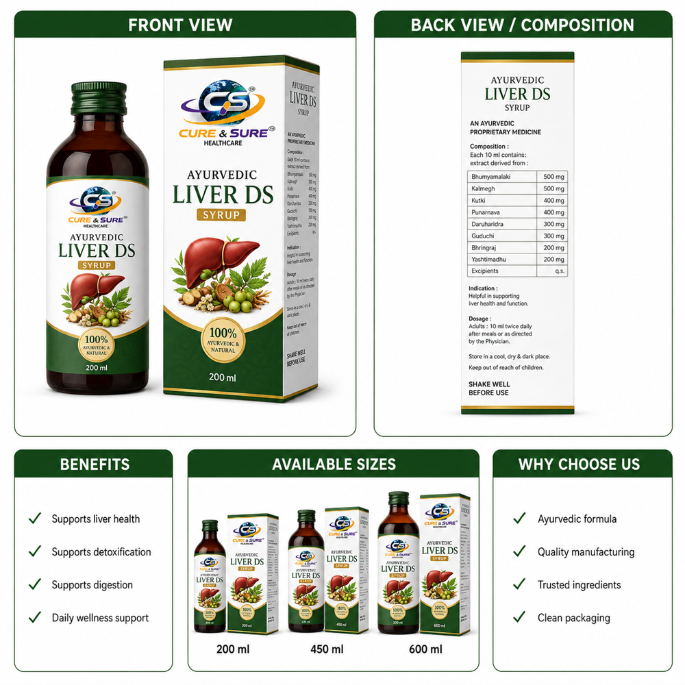 Ayurvedic Liver Ds Syrup Third Party Manufacturing