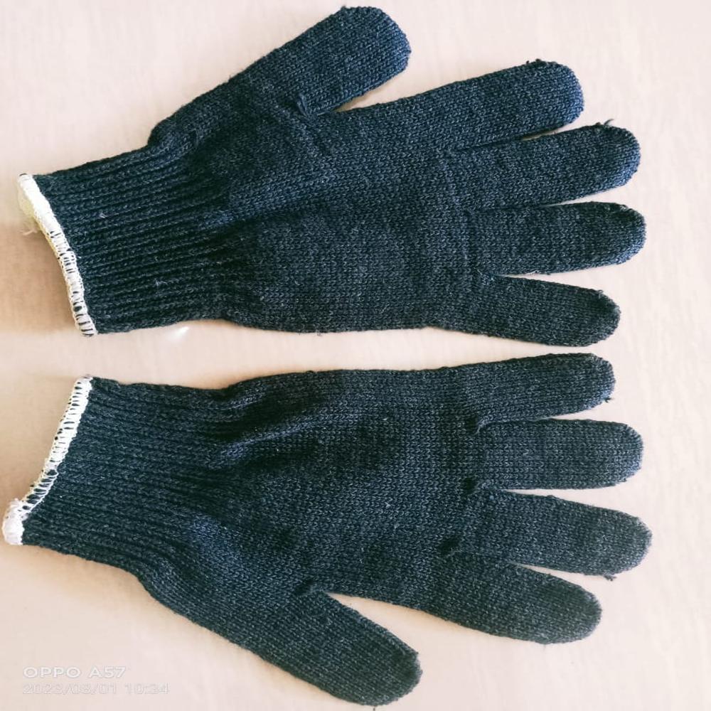 Cotton Knitted Hand Gloves For Safety