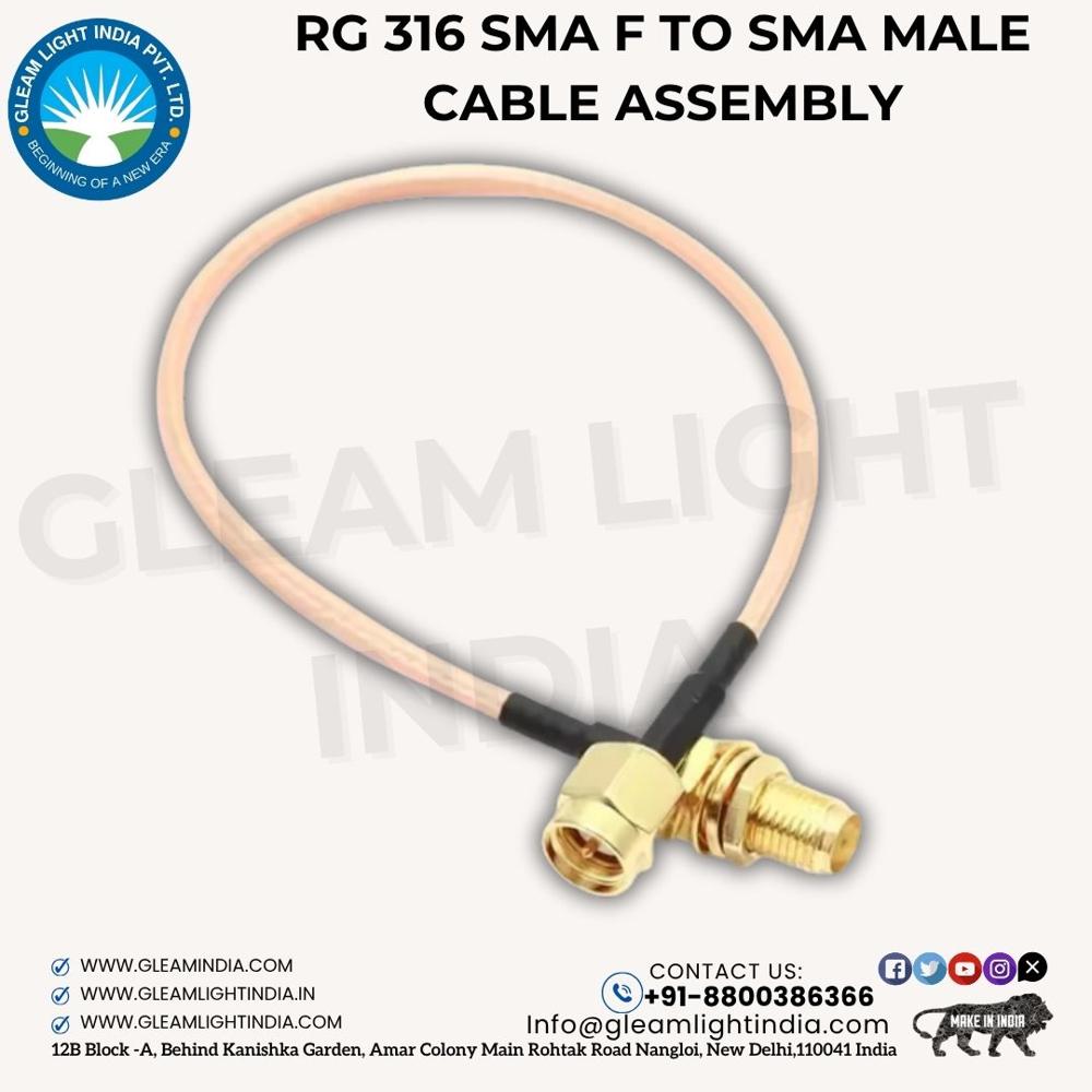 RF cable assembly in Rg 316