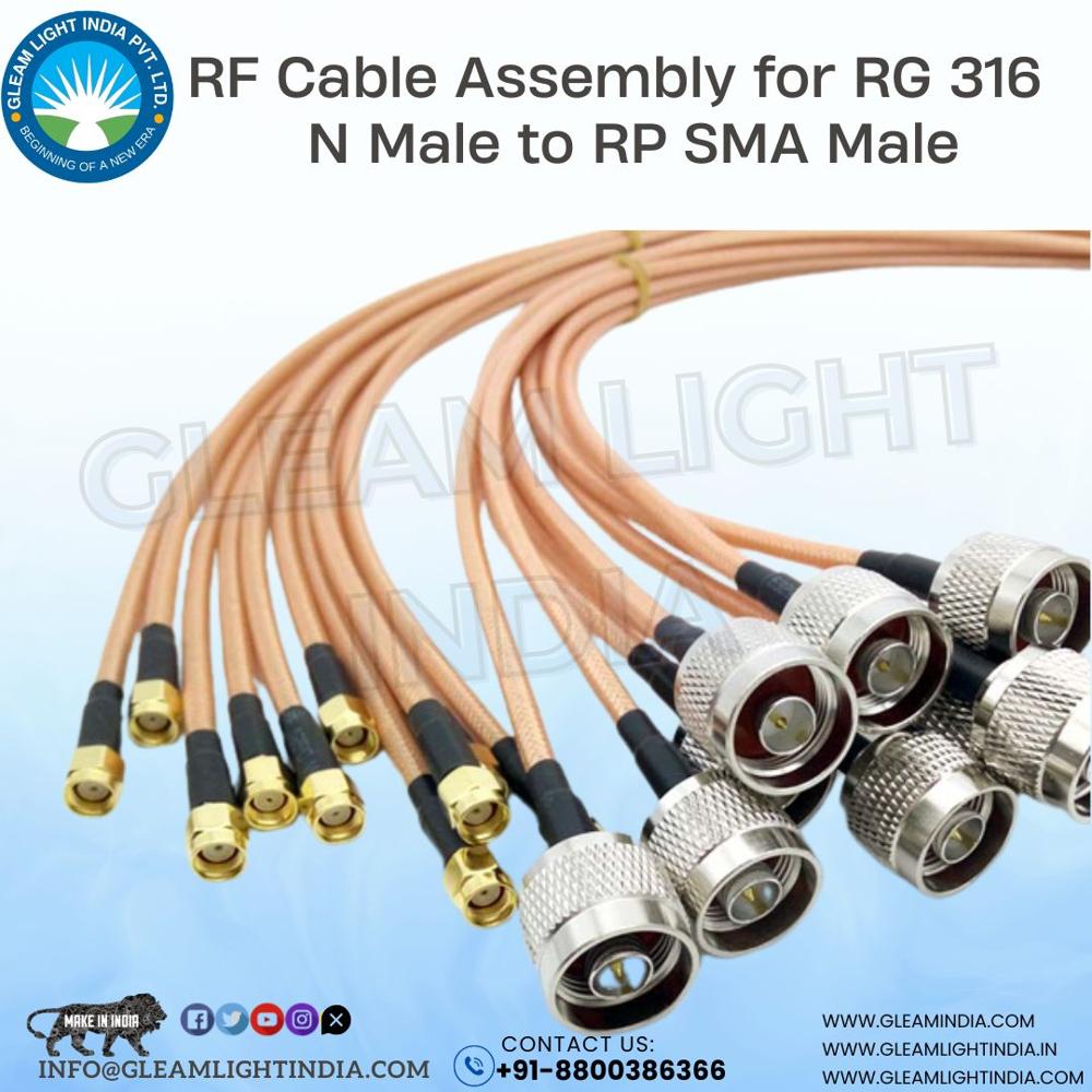 RF cable assembly in Rg 316
