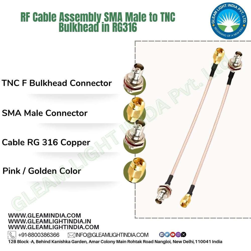 RF cable assembly in Rg 316