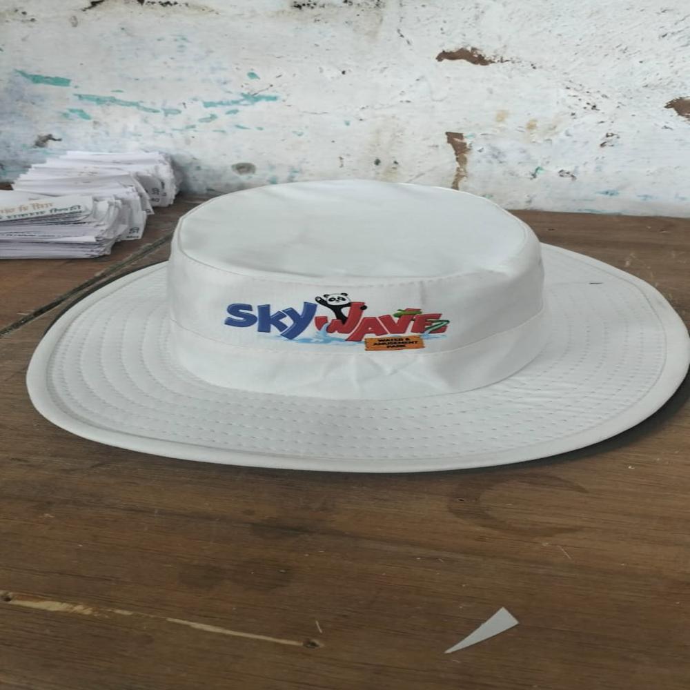 Bucket Hat - Cotton Blend, Free Size, Olive Green, Breathable, Adjustable, Uv Protection, Embroidered Logo