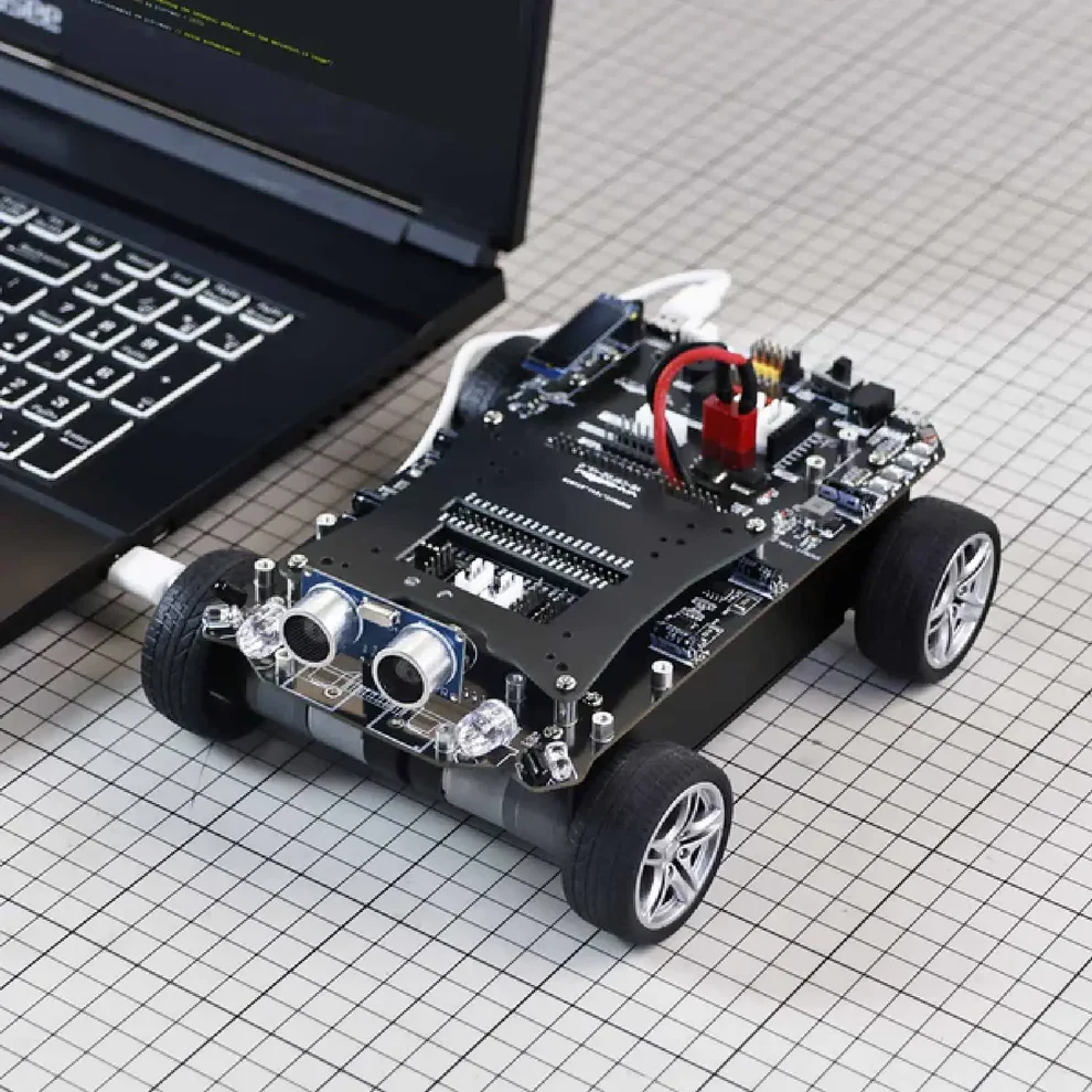 STM32 Smart Car K230 Multifunctional Robot Kit with OLED & Sensors