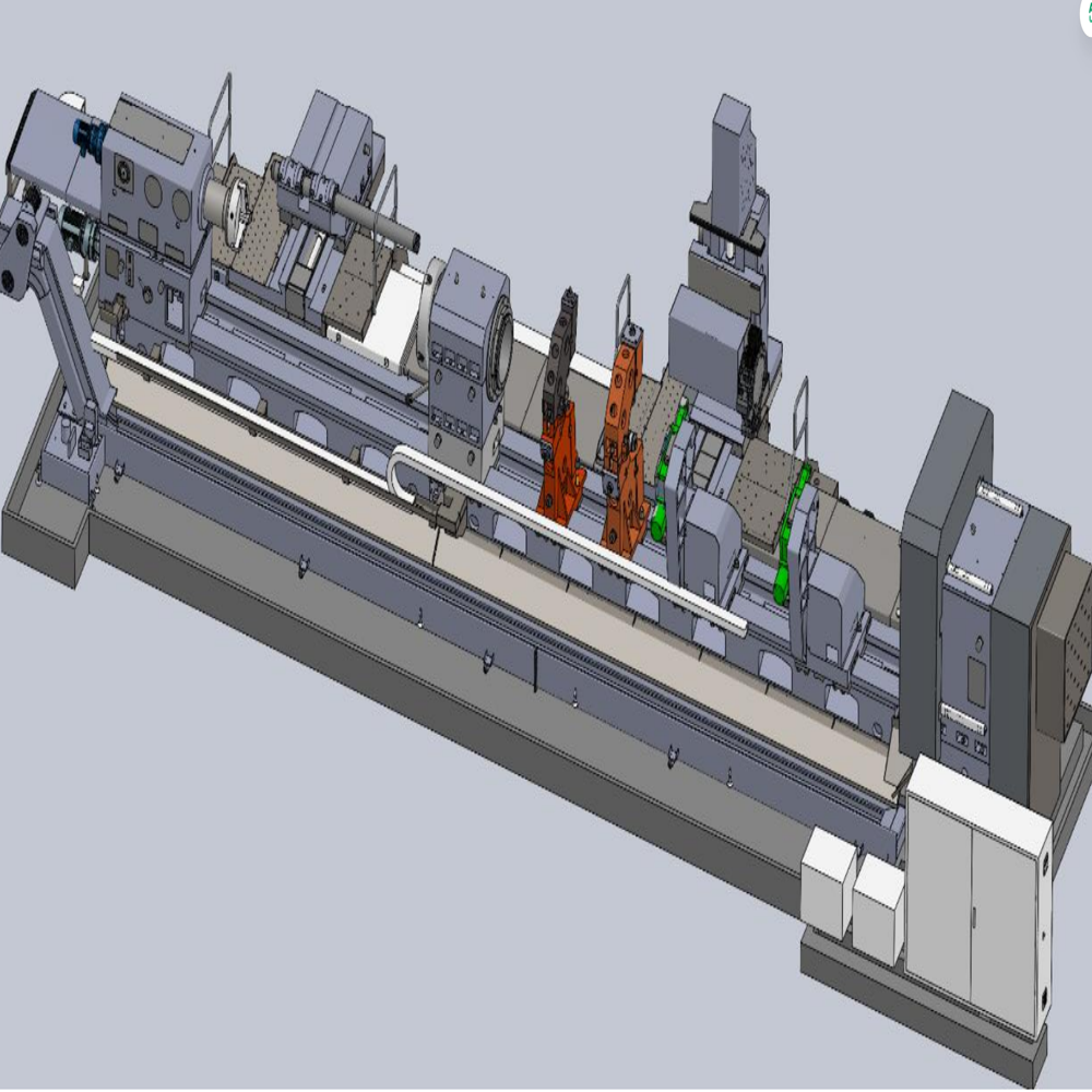 Heavy Duty CNC Lathe with 4 Guideways & 1615mm Wide Bed